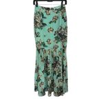 Ladakh  Fresh Floral Maxi Mermaid Skirt in Turquoise | REVOLVE, NWOT Photo 1