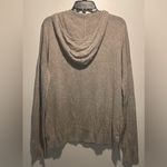 Rachel Zoe - Cashmere Blend LOVE Hoodie Drawstring Hi-Low Side Vents- Size XL Photo 1