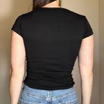 Y2K Angel Rhinestone Black T Shirt Size Small Photo 6