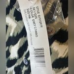 August Silk  Leopard Print Cardigan Black Womens Button‎ Down Sweater Photo 2