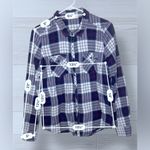 Roxy  Women’s Squary Cool Casual Button Down Flannel Shirt Photo 6