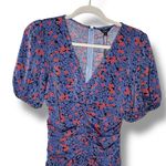 Rails  Womens Scarlette Blue Floral Ruched Mini Sheath‎ Dress NWT Photo 8