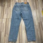 H&M  Light Blue Straight High Waist Mom Jeans, Size 8 Photo 1