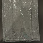 Forever 21 Gunmetal Silver Slit Leg Dress Photo 2