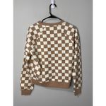 Marine layer New Women's Anytime Sweatshirt, Checkerboard Size Small Photo 1