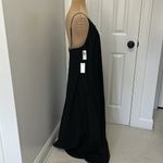 Babaton Aritzia  Nouvelle Black Cotton Poplin A Line Maxi Dress Photo 6