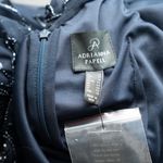 Adrianna Papell - Floral Leaf Beaded Ankle-Length Gown Photo 3