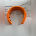 Orange Foam Bubble Headband Designer Women’s One Size NWOT Photo 2