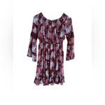Adam Levine NWOT , size small, maroon, and blue Boho dress Photo 9