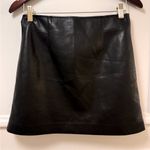 Babaton  faux‎ leather black wrap mini size 6 Photo 8