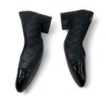 Vionic  Ruby Quilted Leather Block Heel Pump 8 Slip On Stretch Womens Photo 3