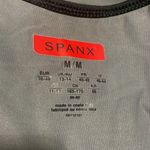 Spanx top womens cap short sleeve UPF50+ cool gray black style SA0115 shirt SzM Photo 15