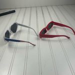 Bundle of 2 Fourth of July Sunglasses – Red Rectangle & Patriotic Heart Shape Photo 3