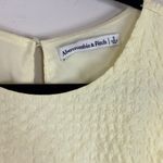 Abercrombie & Fitch  Seersucker Trapeze Tiered Mini Dress in Light Yellow Size‎ S Photo 4