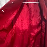 Women's Elegant Burgundy Blazer Red Size 38 Photo 4
