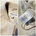 Jones New York Faux Leather Bomber Jacket Photo 6