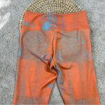 Zyia  Active Orange Blue Weave Light 7/8 Leggings High Waisted Workout Size M Photo 7