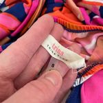 Trina Turk TRINA  Ocean Floral Matte Jersey Tie Back Dress Orange Pink Mini Party Photo 5