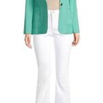 Reiss  Ember Notched Single Button Blazer Green Tailored Lined Womens Size 12 Photo 4