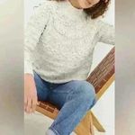 FatFace Nora Craft Jumper Sweater Natural Ivory Wool Blend Women’s Size 8 Photo 1