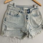 ZARA MOVING SALE - acid wash high low denim short Photo 2