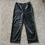 Free People The It Factor Contrast Stitch Vegan Leather Pants in Mystic Photo 1