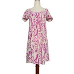 Maje  Pink Cream Printed Muumuu Dress Photo 1