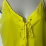 Lace Up Sleeveless Top‎ Yellow Photo 6