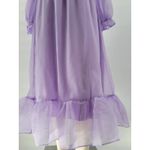 SheIn ‎ Prairie Dress Womens XS Lavender Cottage Flowy Lined Victorian Coquette Photo 5