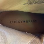 Lucky Brand  Size 8.5/38.5 ECHO Tan Brown Lace-Up Suede Leather Heeled Boots Photo 9