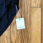 Mangopop NWT Women's Mock Neck Long Sleeve Bodysuit Black Size M Size M Photo 4