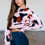 Balance Athletica NWOT  PinkCamo Cropped Sweatshirt Photo 0