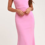 Lulus Pink Long Dress Photo 0