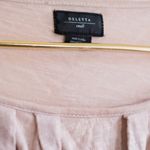 Anthropologie  Deletta Corinthian Top S Sequin Beaded Shoulder Pleated Front Photo 10