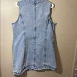 Frye  Light Blue Denim button down dress plus xxl v neck Photo 10