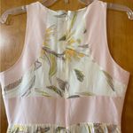 PJK Patterson Floral Dress Lined Sleeveless Mini Cottagecore Silk Feminine Small Pink Photo 10