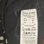 River Island  Black And White Polka Dot Belted‎ Dress Size 6 Photo 8