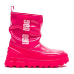 $100 UGG Classic Brellah Mini "Super Coral" Boots Size 6.5 Pink Photo 0