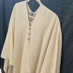 Jessica McClintock  Cream/Gold glitter sparkle SHAWL with golden closing clasps- Photo 12