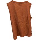 Olivia Rae  New York Ribbed Tank Top‎ Sleeveless Copper Brown Casual Basic S Photo 4