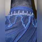 Chico's EUC Chico’s Blue and White Embroidered Sheer Bolero size large Photo 6