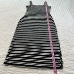 Derek Heart  Monochrome Striped Midi Dress Photo 3