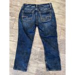 Silver Jeans Silver‎ Jeans Suki Capri Cropped jeans size 28 x 22.5 Stretch Distressed Denim Photo 1