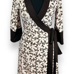 Diane Von Furstenberg  Renny Silk Jersey Wrap‎ Dress Womens 4 Photo 0