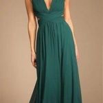 Lulus Vivid Imagination Forest Green Cutout Maxi Dress Size S Photo 0