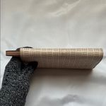 None Beige Wristlet Clutch EUC Photo 8