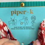 Piper  K | Floral Scarf w/ Brooch Photo 1