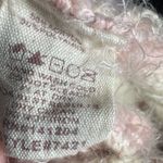 Hem & Thread  candy cane striped mock neck soft fuzzy sweater size medium Photo 5