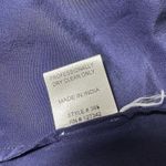 barney's new york Beyond Vintage for‎ Barney’s New York Silk Blue and Gold Dress Size S Photo 9