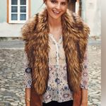 Anthropologie Hei Hei Faux Fur Shawl Vest Photo 2